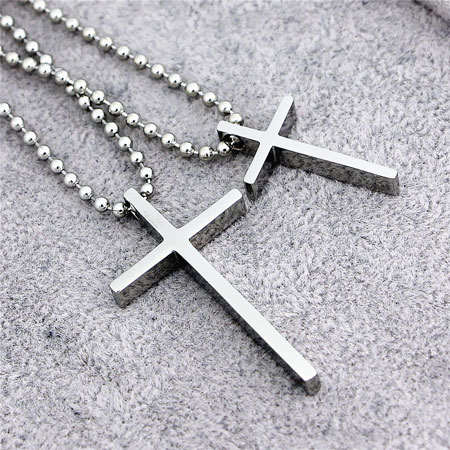 Ожерелья с большими и маленькими крестиками для женщин и мужчин